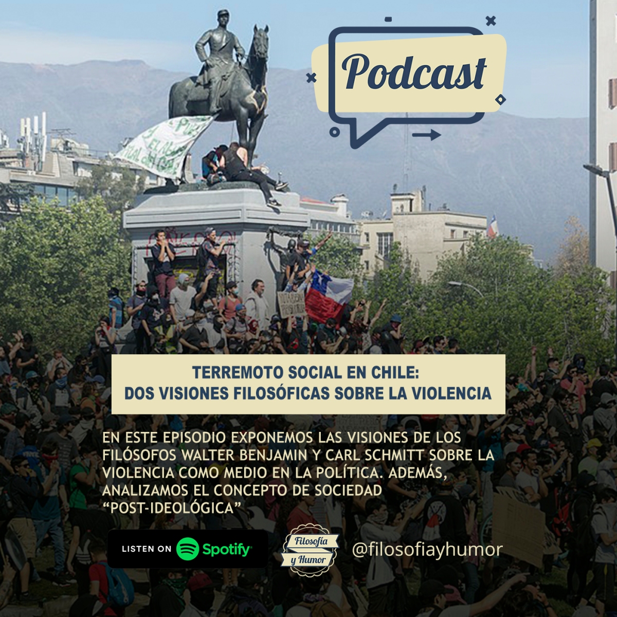 Terremoto social en Chile: dos visiones filosóficas sobre la violencia